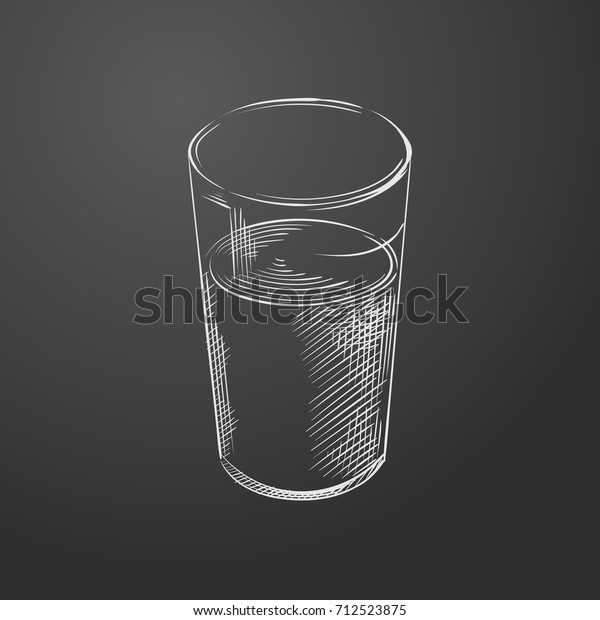 Hand Drawn Glass Water Sketch Symbol Stock Vector Royalty Free 712523875 Shutterstock 4643