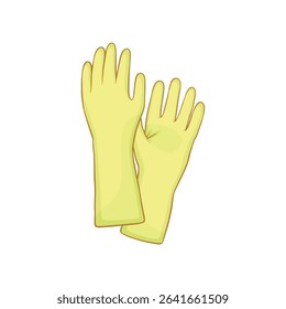 Hand drawn glove vector icon illustration design