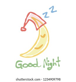 Hand drawn good night