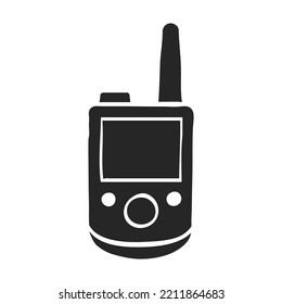 Hand drawn GPS vector illustration