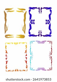 Hand Drawn Gradient Borders for Creative Projects