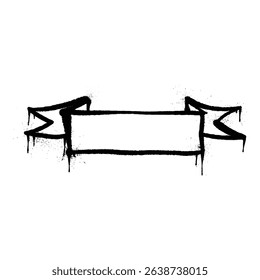 Hand Drawn Graffiti Style Label