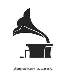 Hand drawn Gramophone vector illustration