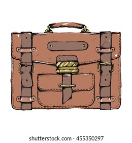 Hand drawn graphic bag