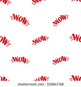 Hand drawn graphic promo wow seamless pattern. Contrasty ornament with glamour fashion decorative symbols and elements.