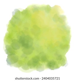 Hand drawn of green background