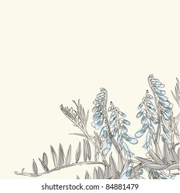 hand drawn greeting card