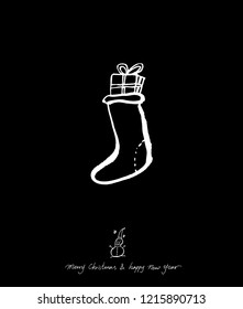 Hand drawn greeting /  vector - calligraphy