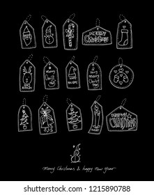 Hand drawn greeting /  vector - calligraphy
