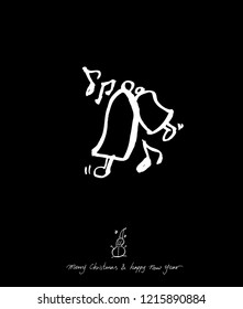 Hand drawn greeting /  vector - calligraphy