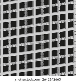 Hand drawn grid. Pencil sketch icon. Crisscross line vector. Abstract mesh pattern.