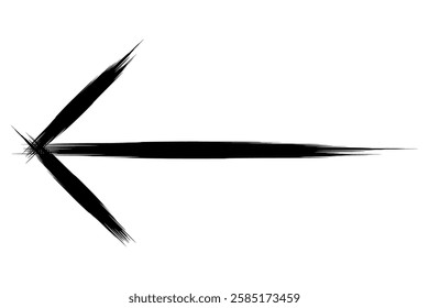 Hand drawn grunge arrow symbol