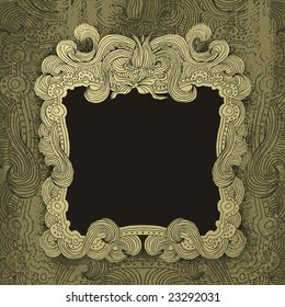 Hand drawn grunge background.
