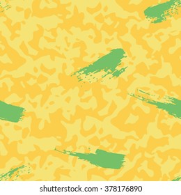 Hand drawn grunge brush pattern