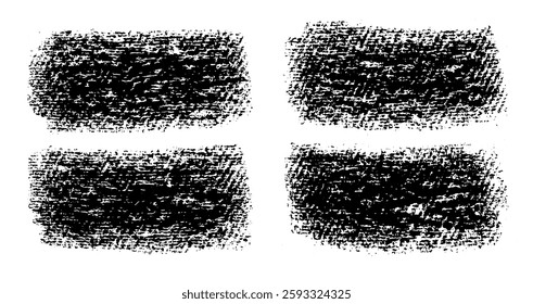 Hand drawn grunge charcoal brush strokes and lines, creative brush lines with rough edges. Abstract freehand doodle line borders