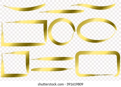 Hand drawn grunge frame with space for text. 