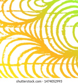 Hand drawn grunge gradient texture. Artistic illustration of rough graphic pattern, ethnic abstract lines, tribal ink symbols. Vector image