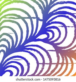 Hand drawn grunge gradient texture. Artistic illustration of rough graphic pattern, ethnic abstract lines, tribal ink symbols. Vector image
