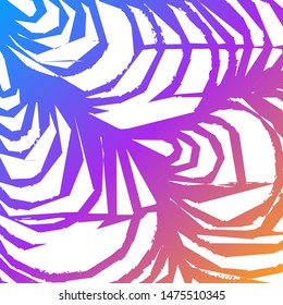 Hand drawn grunge gradient texture. Artistic illustration of rough graphic pattern, ethnic abstract lines, tribal ink symbols. Vector image