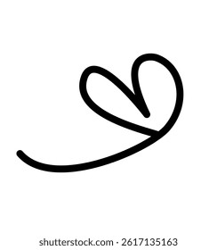 Hand drawn grunge heart on isolated white background. Love sign set. Unique sign for design. Black and white illustration. Doodle for flyers, greeting cards and banners
