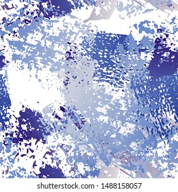 Hand Drawn Grunge Surface. Chalk Coal and Paint Print. Seamless Pattern. Splatter Pattern. Artistic Cool Watercolor Overlay Surface. Abstract Brush Vector illustration.