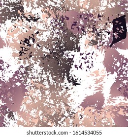 Hand Drawn Grunge Surface. Chalk Coal and Paint Print. Seamless Pattern. Splash Trends Motif. Sport  Illustration Black and White Watercolor Overlay Surface. Abstract Brush Vector illustration.