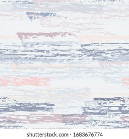 Hand Drawn Grunge Surface. Stripy Chalk Coal Pattern. Seamless Pattern. Cool Chalk Pattern. Pastel Pink Backdrop. Art Background Surface. Brush Vector illustration.