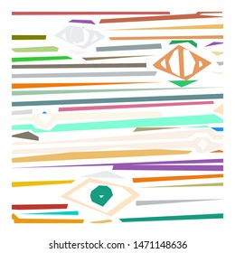 Hand drawn grunge texture. Artistic illustration of rough graphic pattern, ethnic abstract lines, tribal ink symbols. Vector image