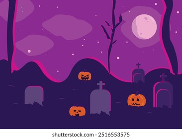 Hand drawn Halloween background Design