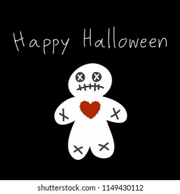 Hand Drawn of Halloween Card