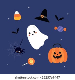 Hand Drawn Halloween Element Collection