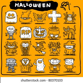 Hand drawn Halloween  Icon