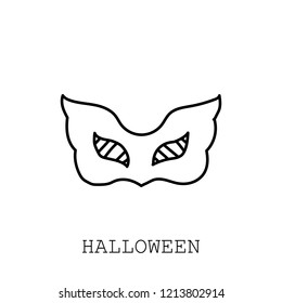 Hand drawn Halloween Mask