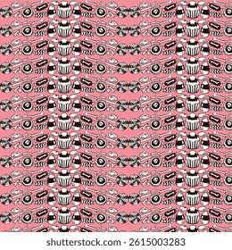 Hand Drawn Halloween pattern Design