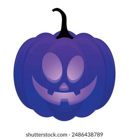 Hand drawn halloween pumpkins illustration.