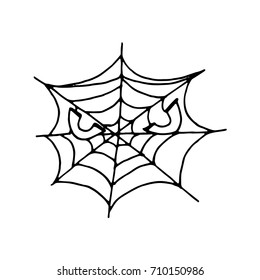 Hand Drawn Halloween Set. Web.