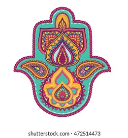 Hand drawn hamsa, vector