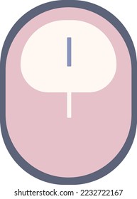 Hand drawn handy mouse illustration
