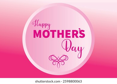 hand drawn happy mothers day text writing lettering icon. happy mothers day with banner poster and greeting card. vector illustrating.