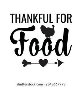 Hand drawn Happy Thanksgiving typography poster. Celebration text with berries and leaves for postcard, icon or badge. Vector calligraphy lettering holiday quote