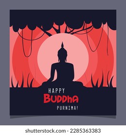 Hand Drawn Happy Wesak Festival Celebration templates 