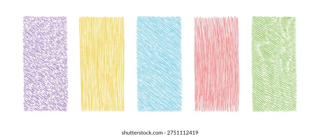 Hand drawn hatch color