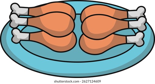 Hand drawn healthy breakfast. Various tasty food and drinks. Vector illustration	