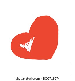 Hand drawn heart