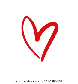 Hand drawn heart