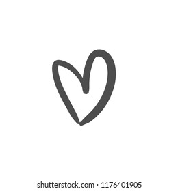 Hand drawn heart 
