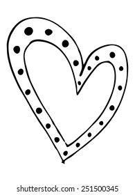 Hand drawn heart