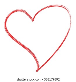 Hand drawn heart