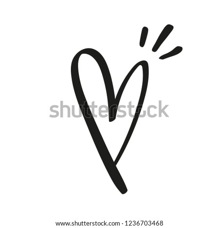 Hand drawn heart