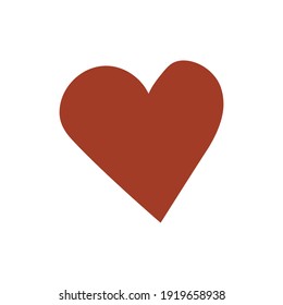 Hand drawn Heart doodle objects. Shapes For Create Your Own Art. Abstract contemporary modern trendy vector. Design for card, print , logos, branding, mood boards, poster